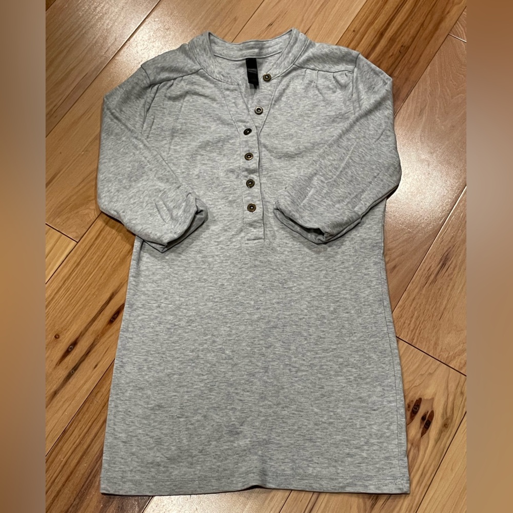 Gray 3/4 sleeve Women's Top